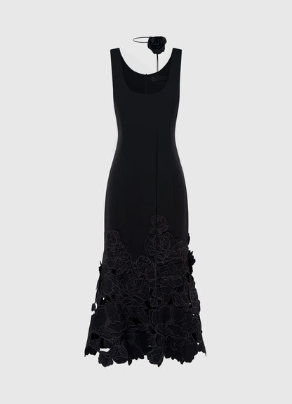 SS24 Leo Lin - Emily Dress in Ebony