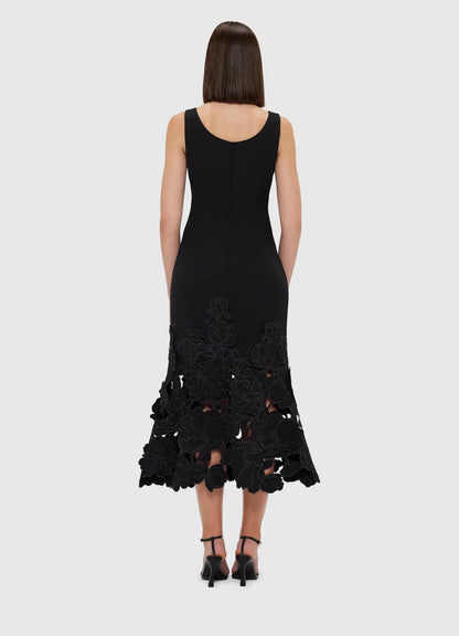 SS24 Leo Lin - Emily Dress in Ebony