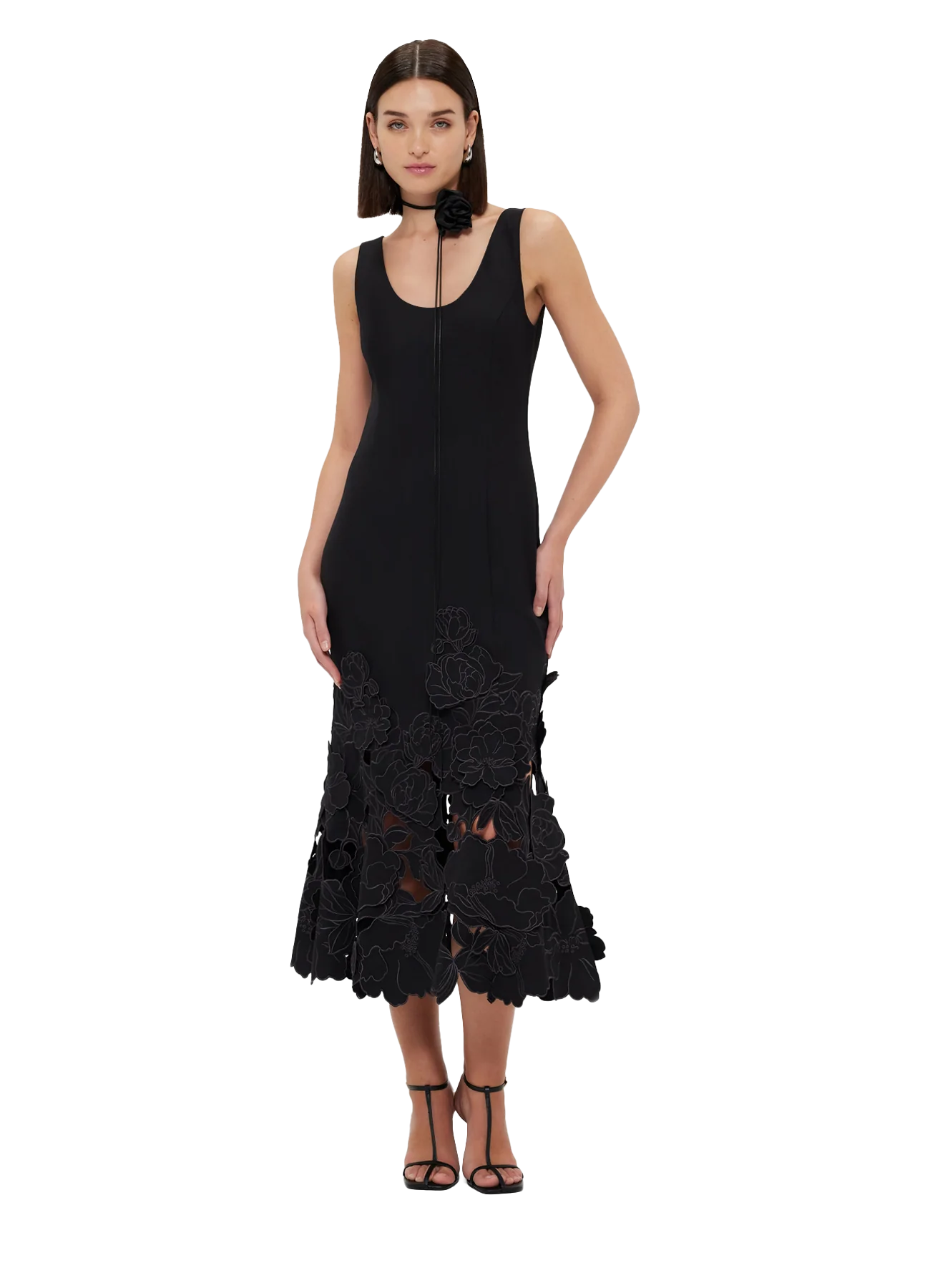 SS24 Leo Lin - Emily Dress in Ebony