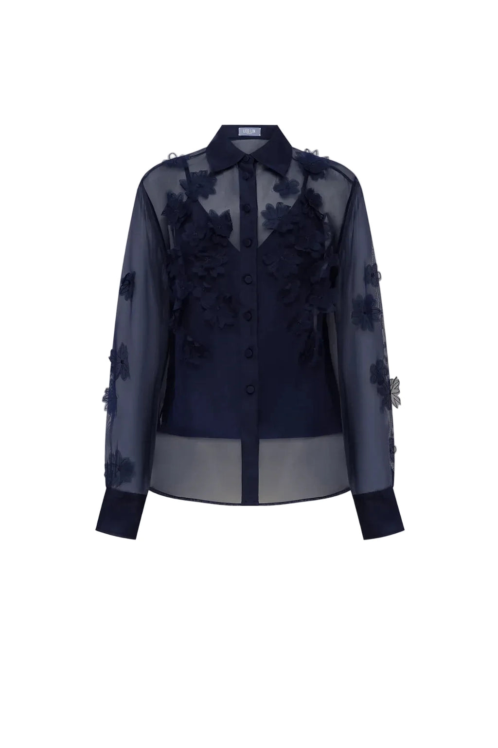 Cassia Petal Shirt Midnight
