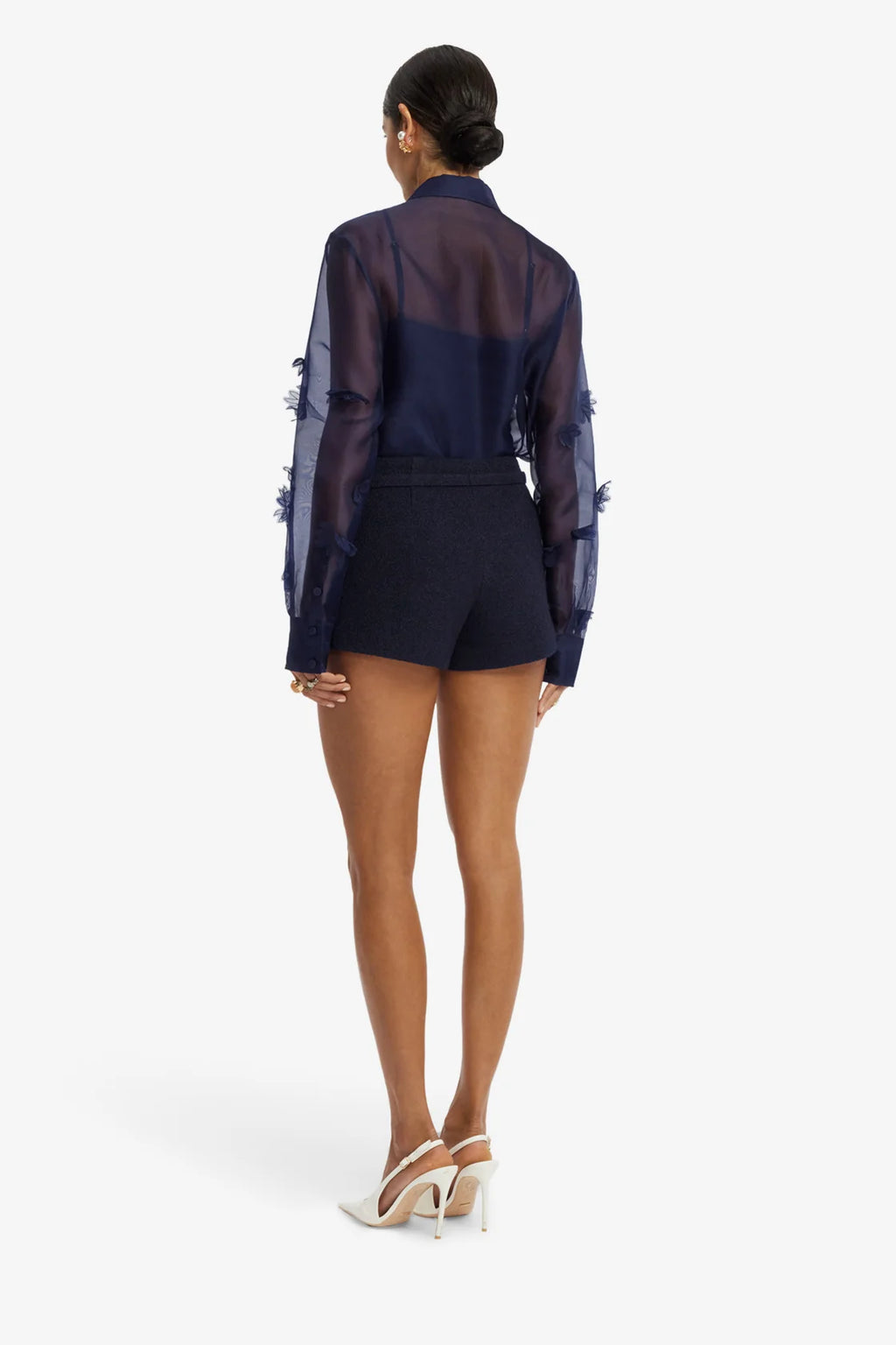 Cassia Petal Shirt Midnight
