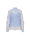 Cassia Petal Shirt Periwinkle