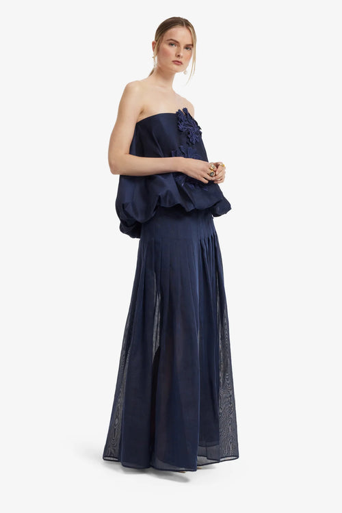 Juno Pleated Pants Midnight
