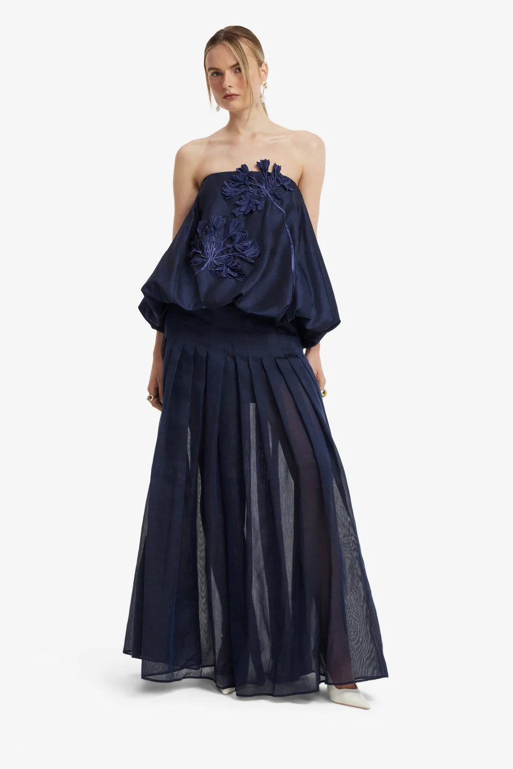 Juno Pleated Pants Midnight