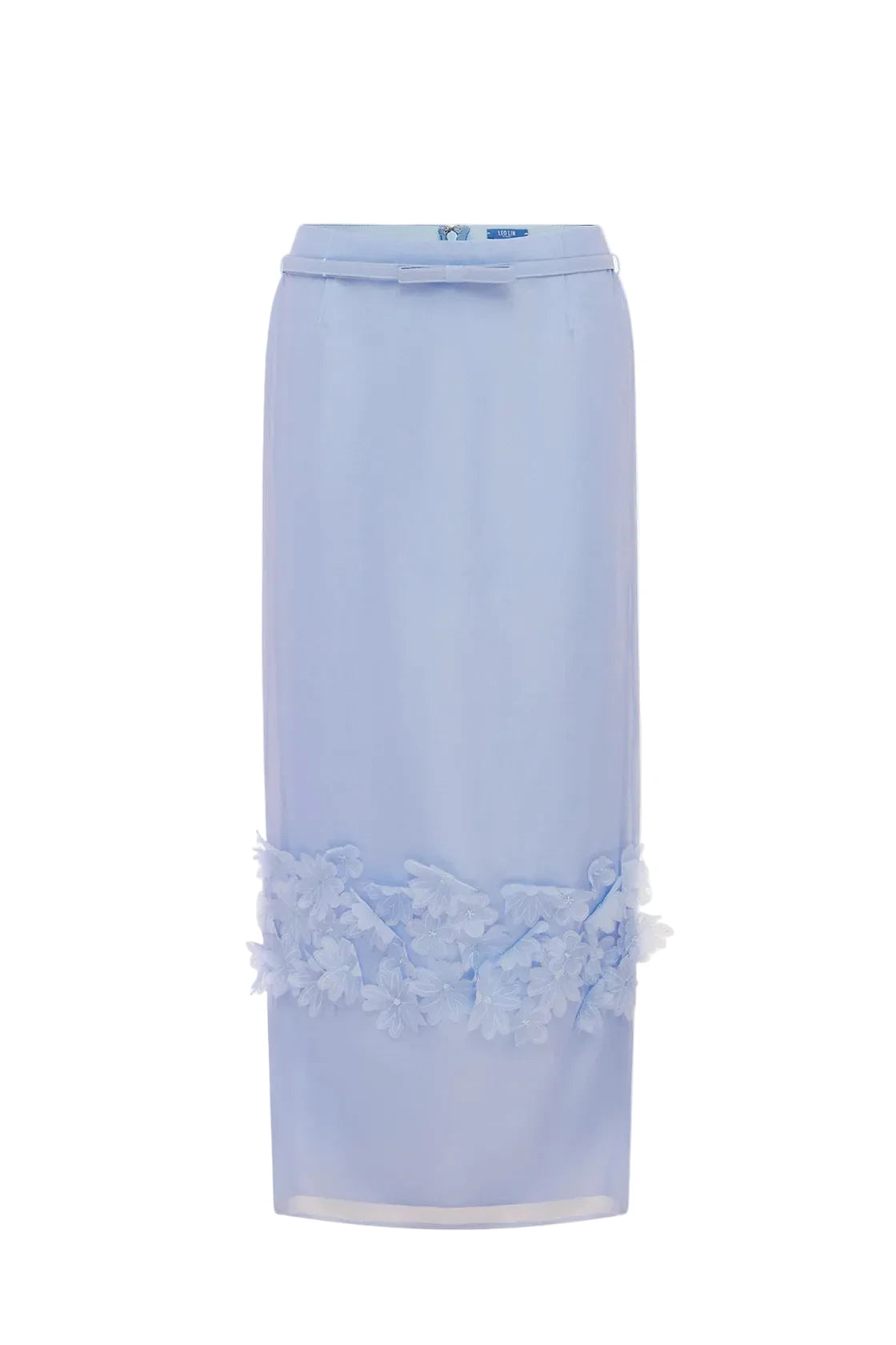 Kyra Petal Maxi Skirt Periwinkle