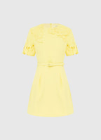Aurelie Appliqué Short Sleeve Mini Dress