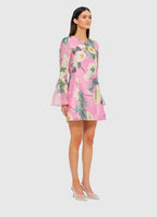 Suzanne Bell Sleeve Mini Dress