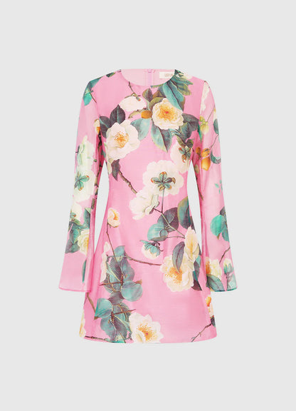 Suzanne Bell Sleeve Mini Dress