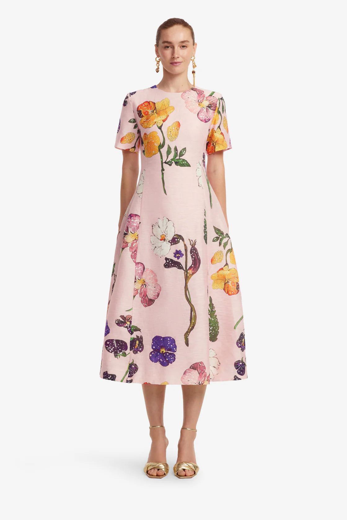 LEO LIN - Caroline Short Sleeve Midi Muse Boutique Hawthorn LEO LIN - Caroline Short Sleeve Midi Muse Boutique Hawthorn