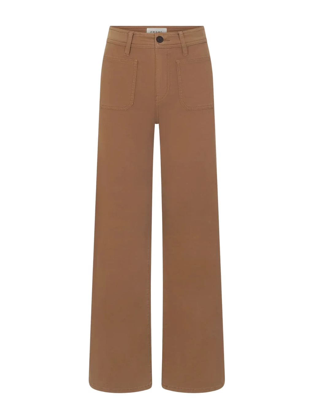 Brown pants on a light gray background