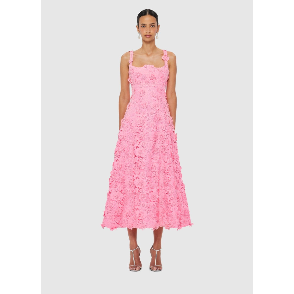 Odette Lace Midi Dress