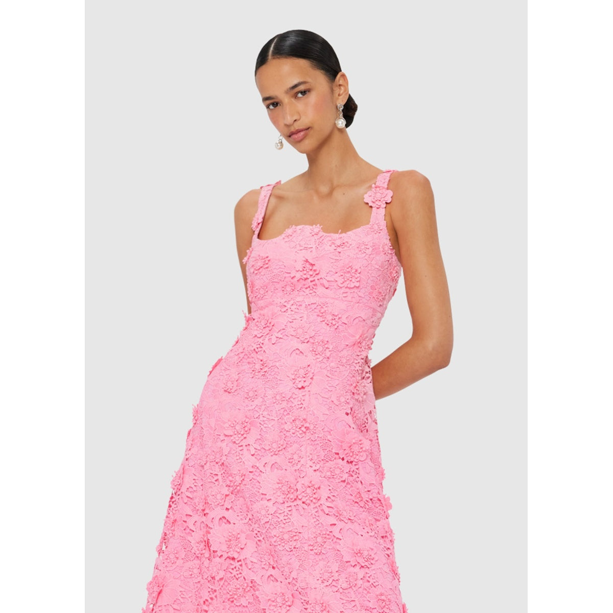 Odette Lace Midi Dress