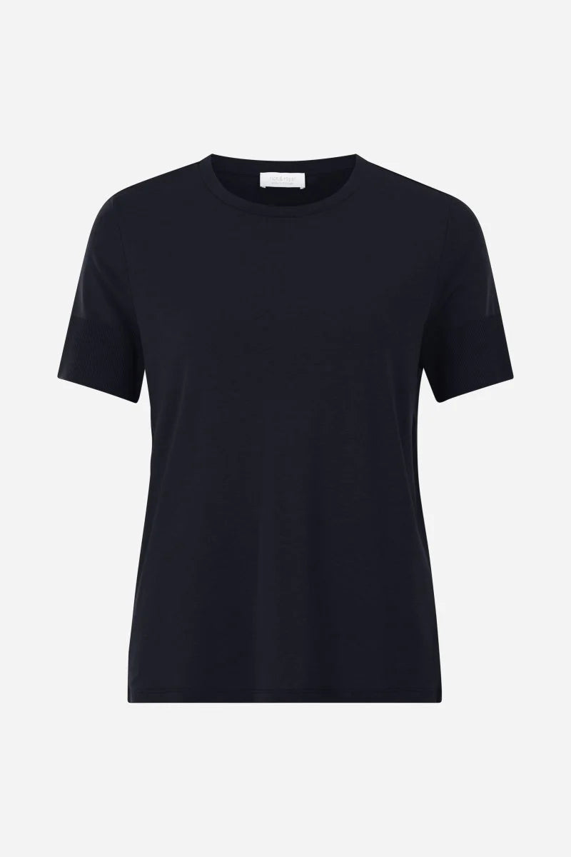 rich and royal Black t-shirt on a white background shop online muse boutique hawthorn
