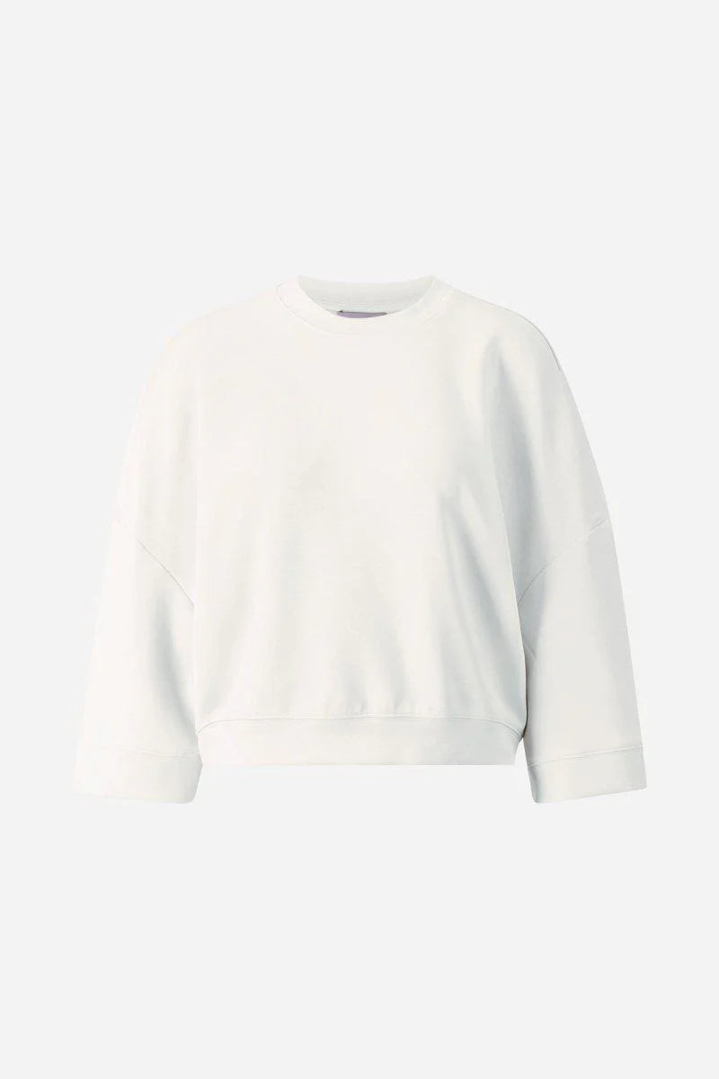 rich and royal White sweater on a light gray background shop online muse boutique hawthorn