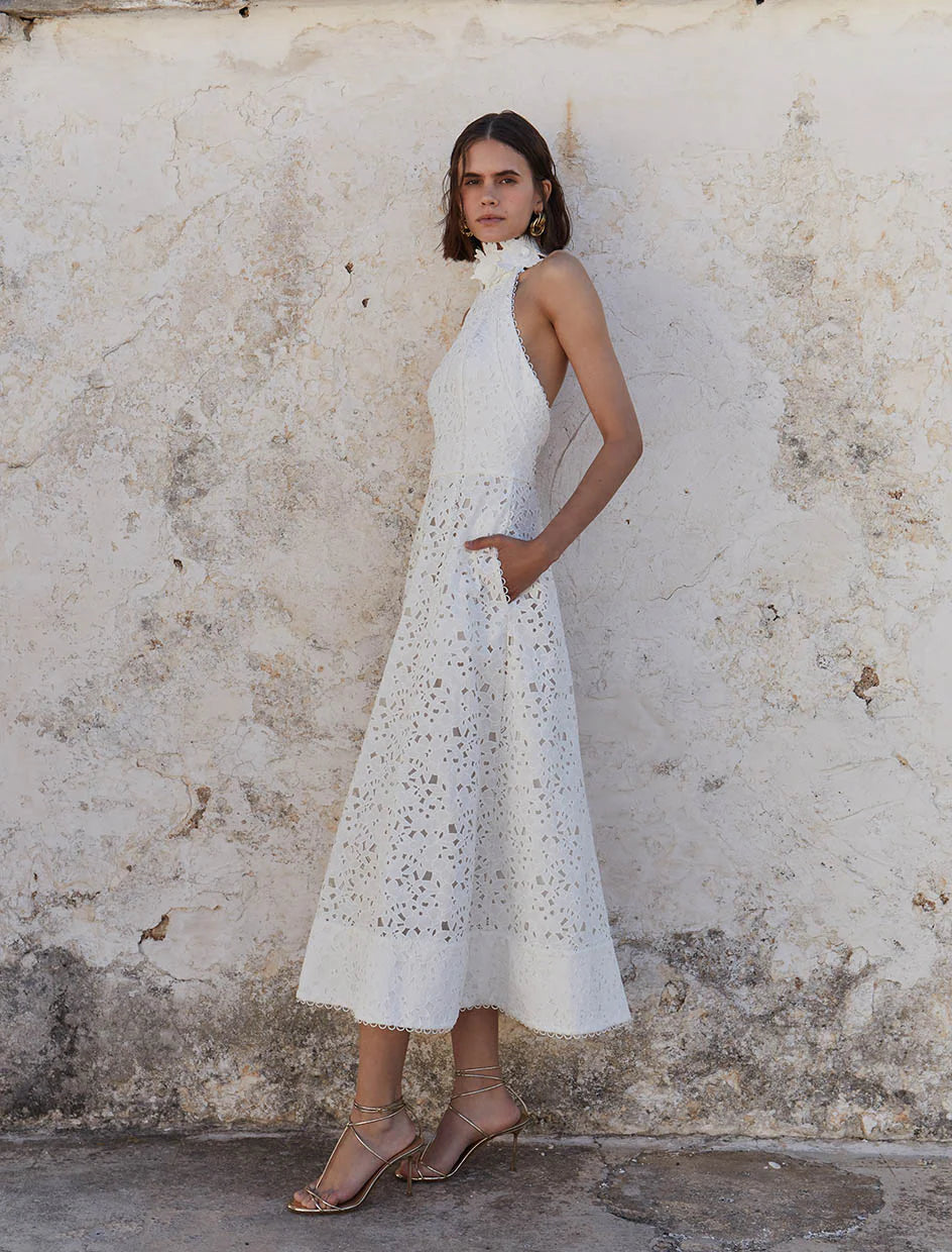 【REBECCA VALLANCE】NUVOLA HALTER MIDI DRESS ホルター ミディ Rebecca Vallance - Nuvola Halter Midi Dress