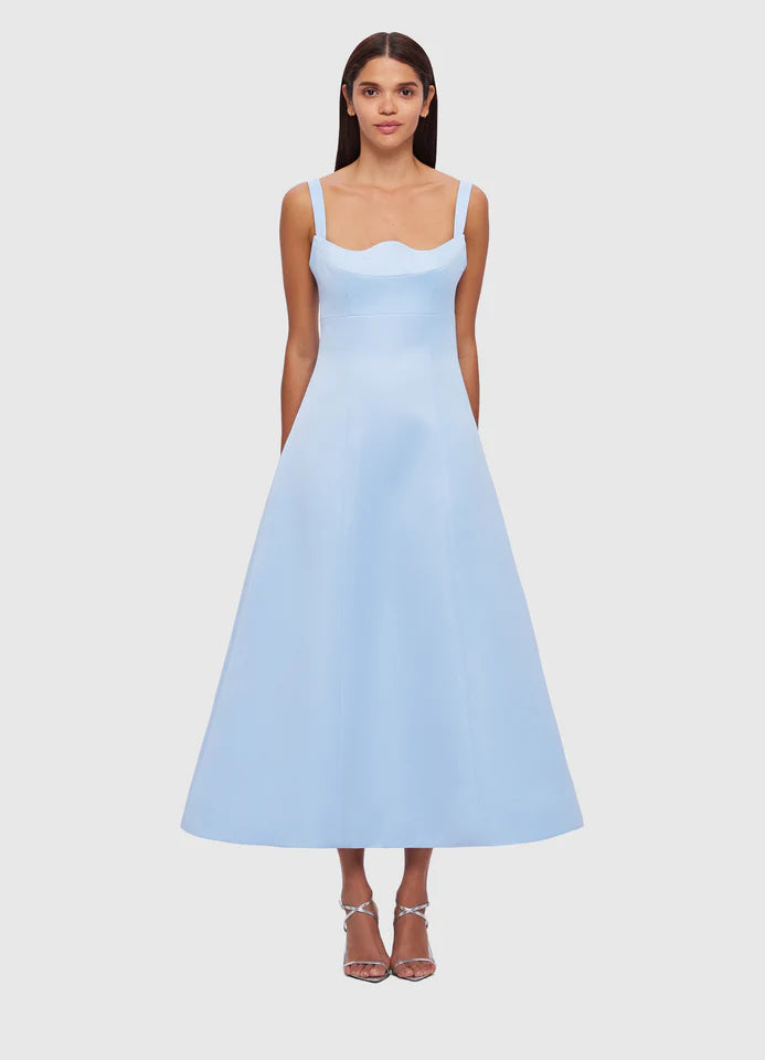 LEO LIN - Odette Midi Dress in Sky Blue