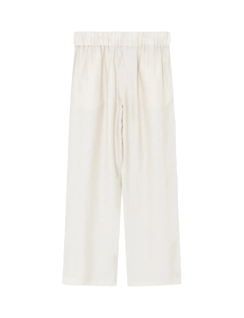 White pants on a white background