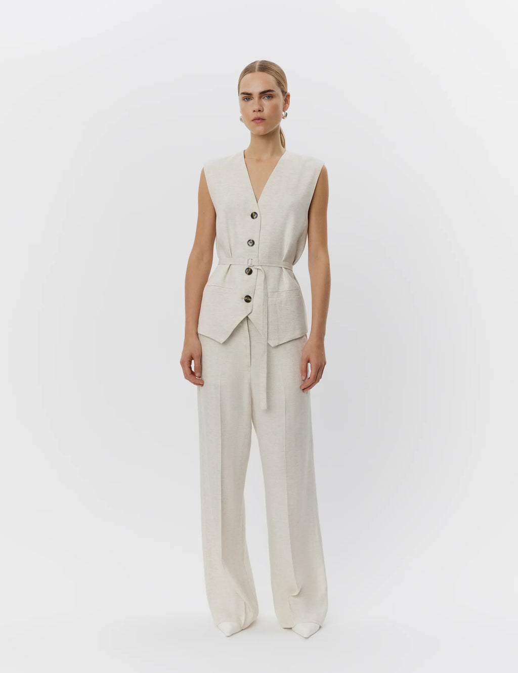 Palmer Summer Tweed - Pistachio Shell