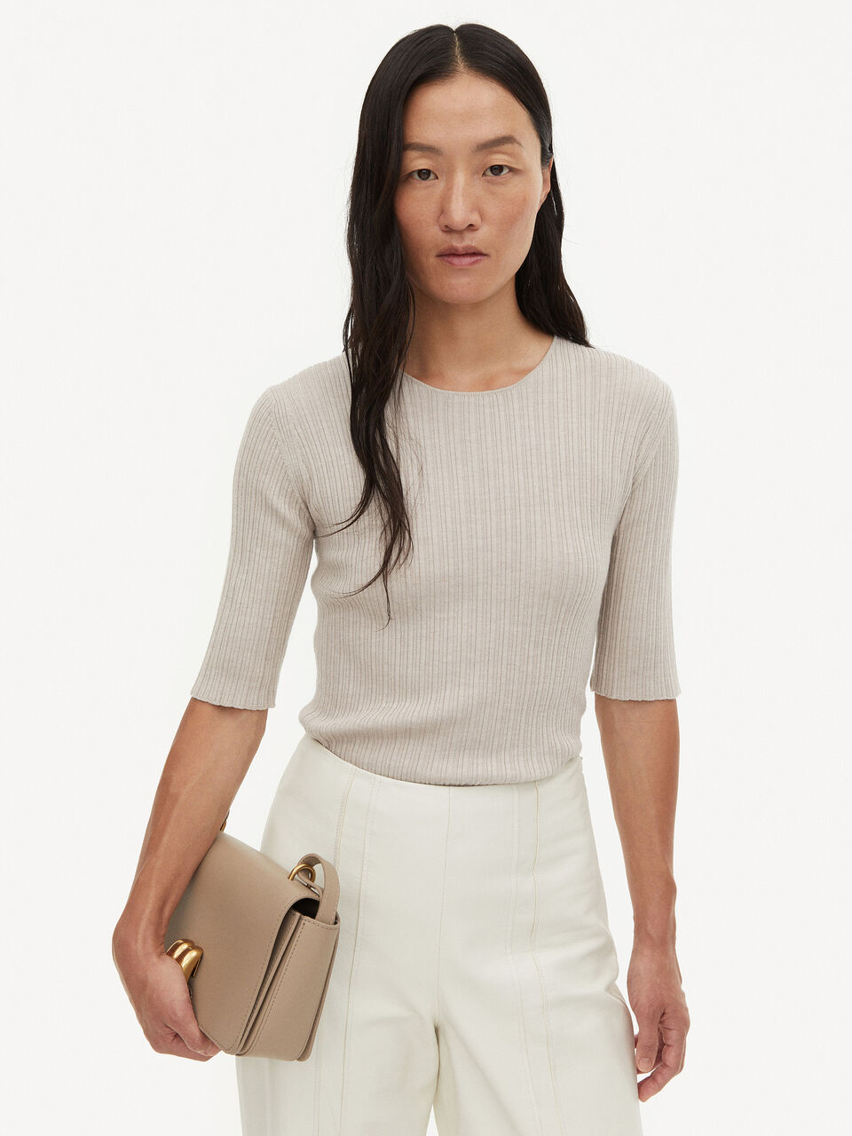 BY MALENE BIRGER - Blaise Pullover in Yellow Sand