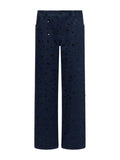 The Embellished Straight Jeans