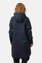 Softshell Raincoat A-line Dark Indigo