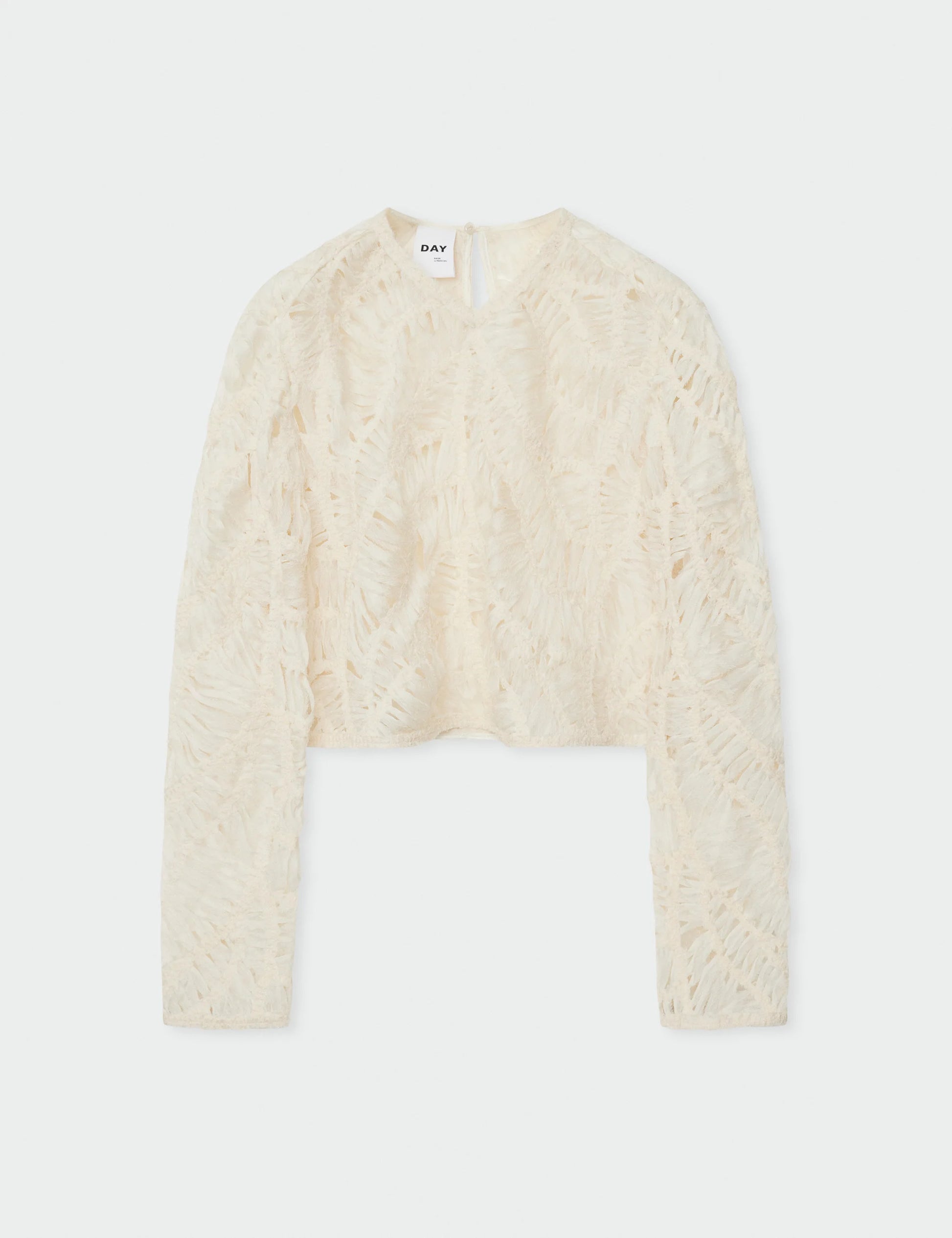 Reyne Crochet Tulle Top