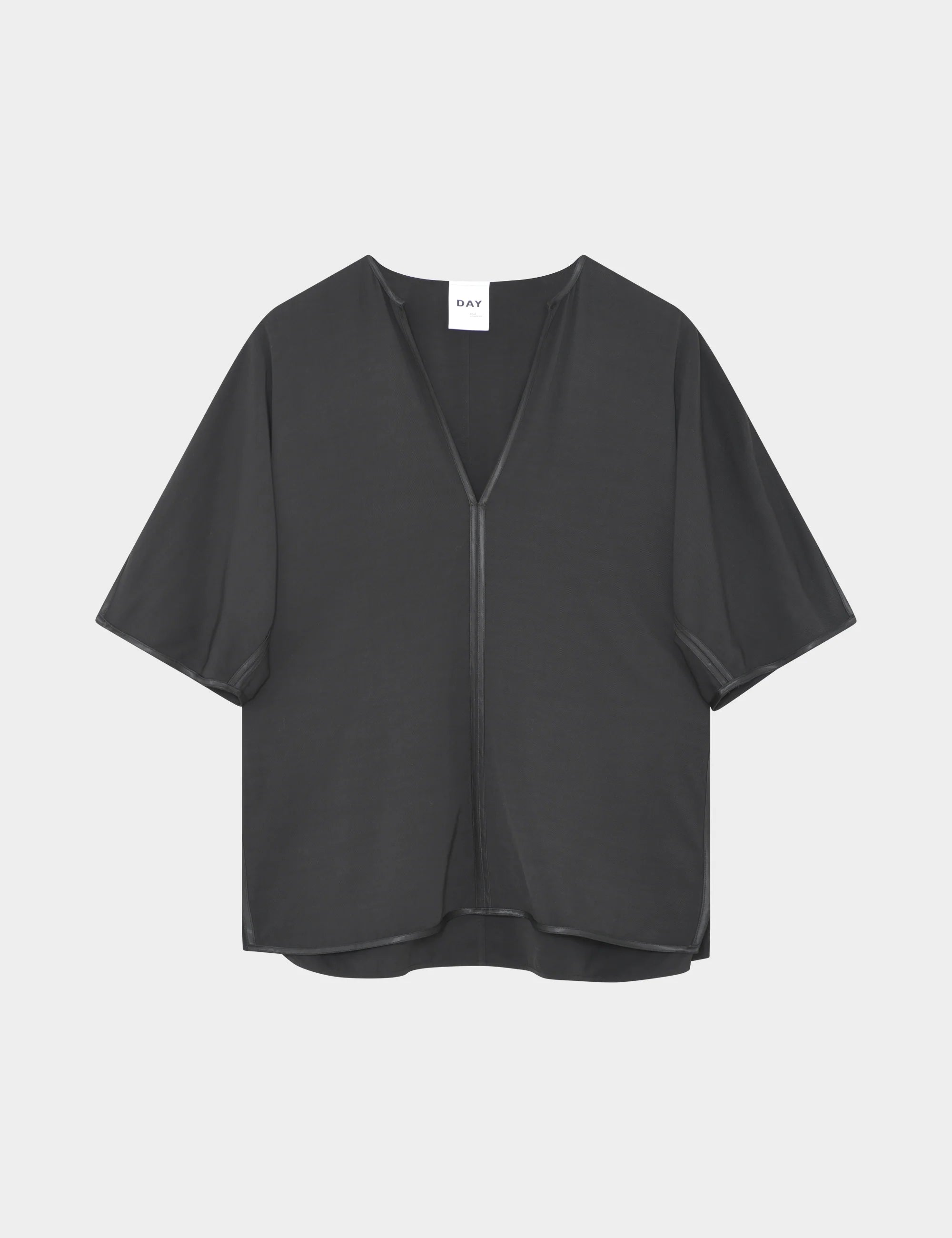 Black blouse on a white background