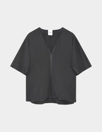 Black blouse on a white background