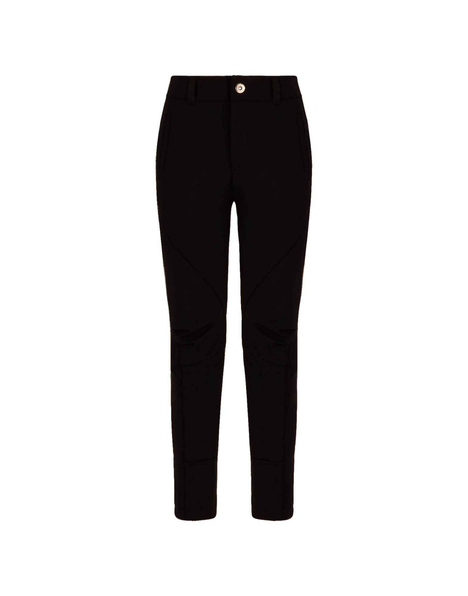 Black pants on a white background