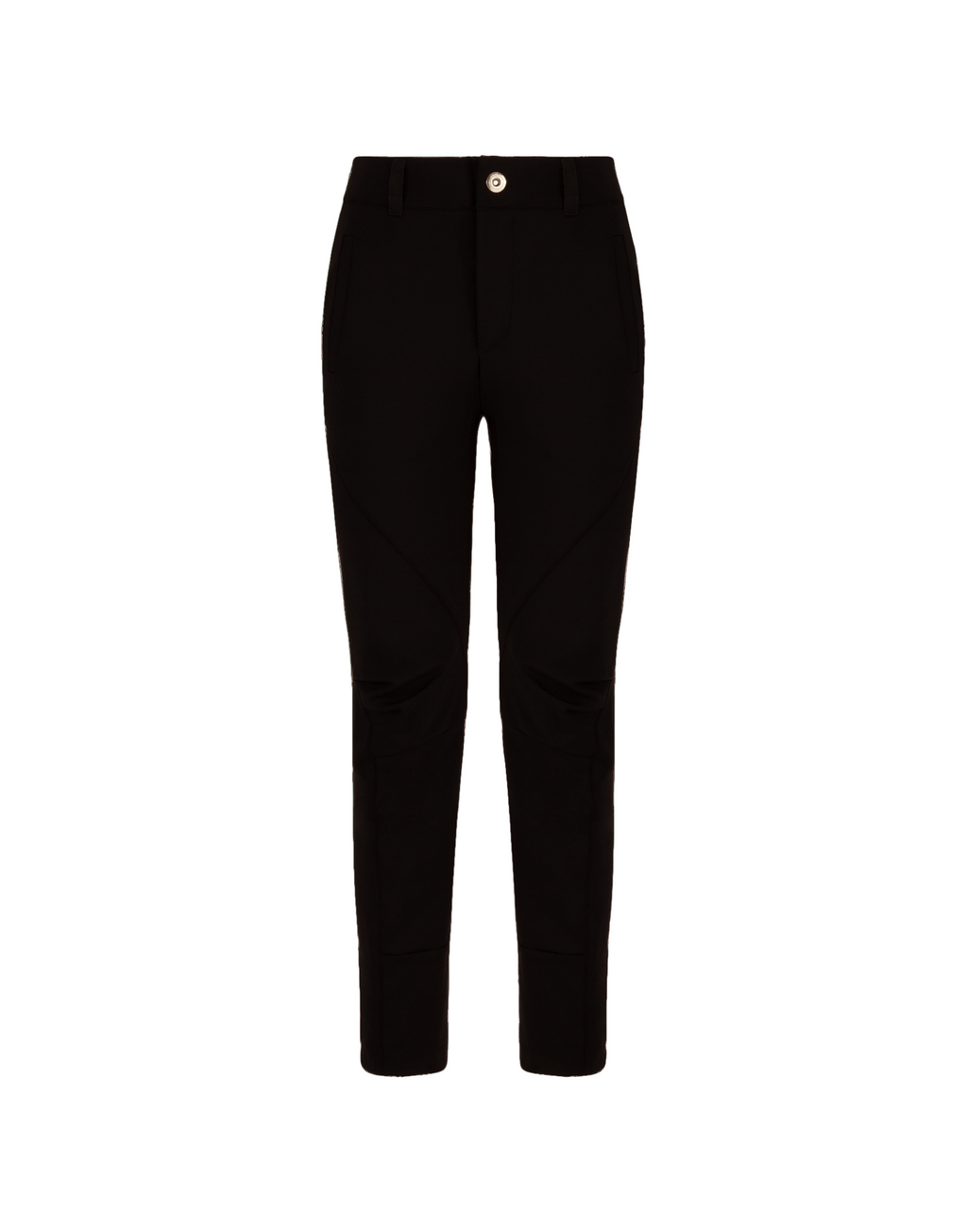 Black pants on a white background