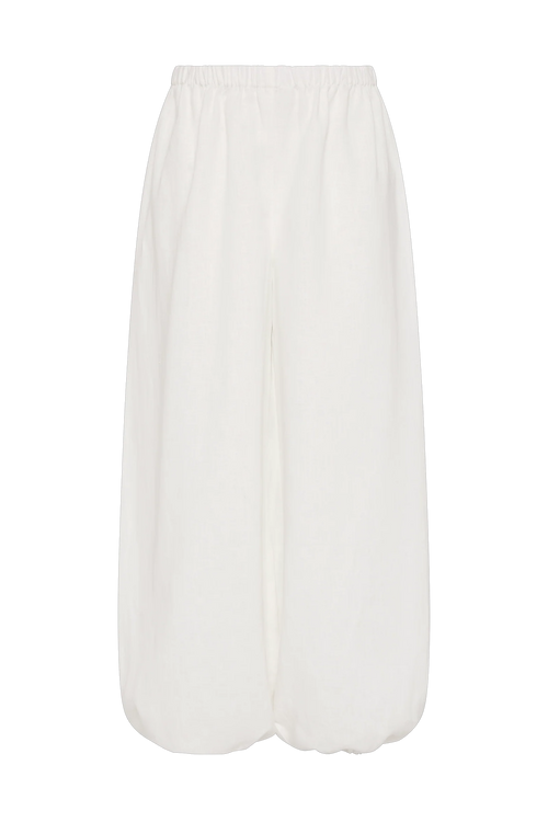 kortez balloon pant white by faithful the brand 