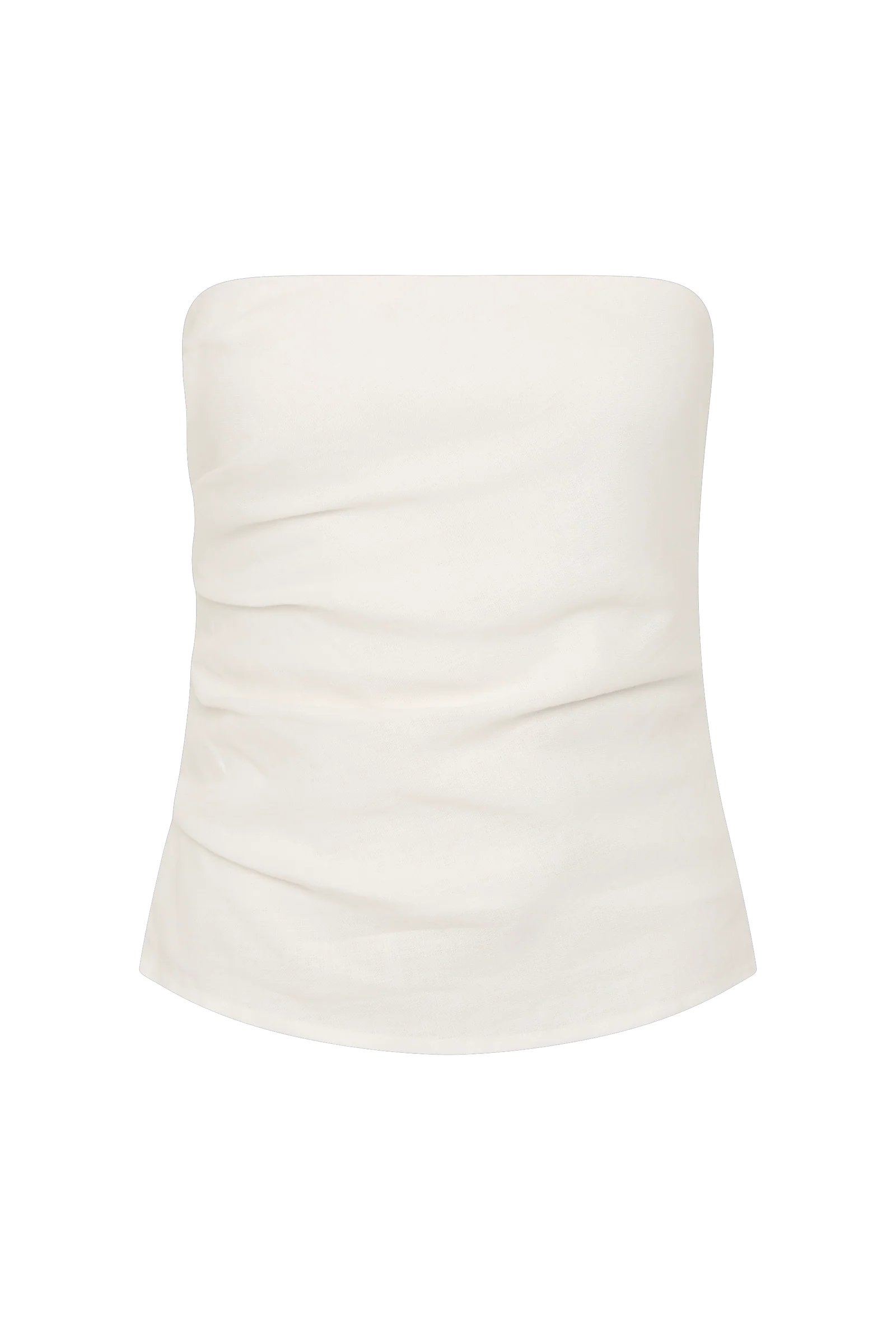alzira top linen white by faithfull the brand 
