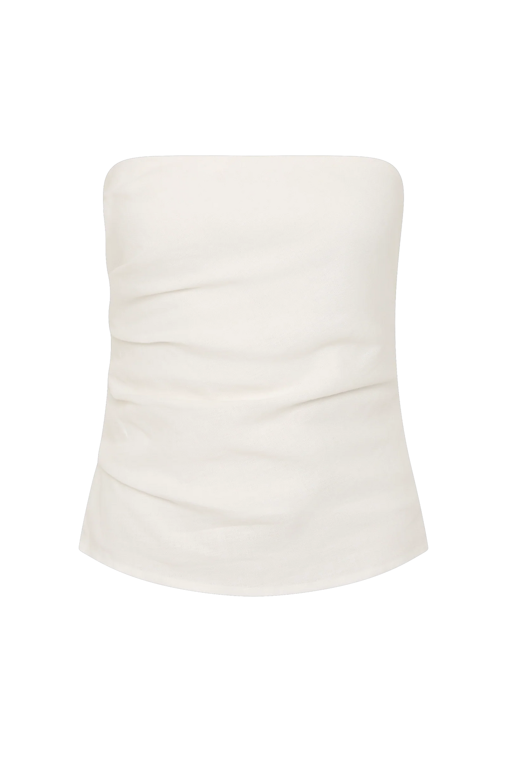 alzira top linen white by faithfull the brand 