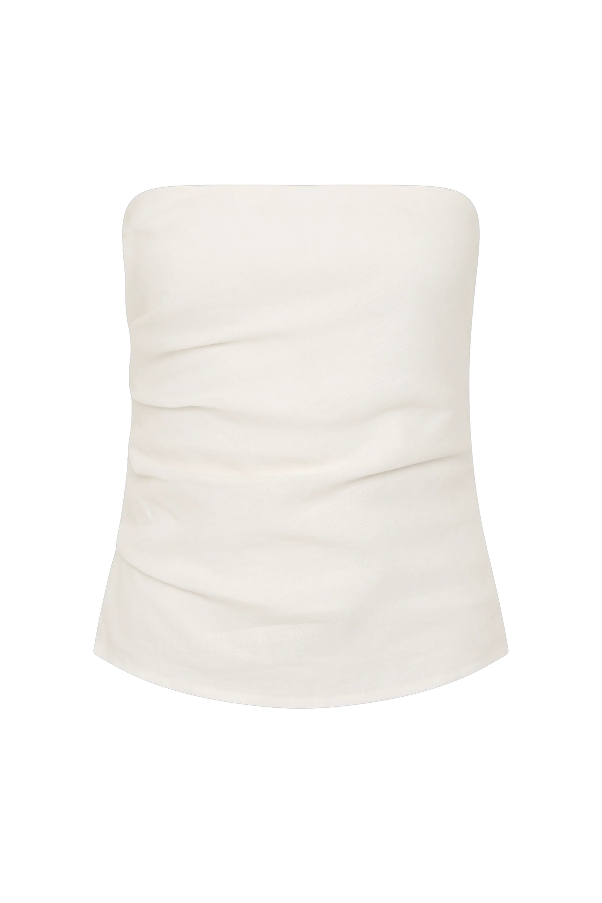 alzira top linen white by faithfull the brand 