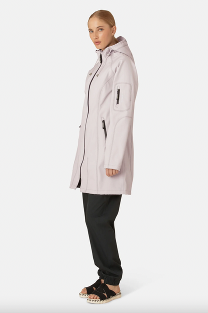 ILSE JACOBSEN - 3/4 Raincoat in Concrete