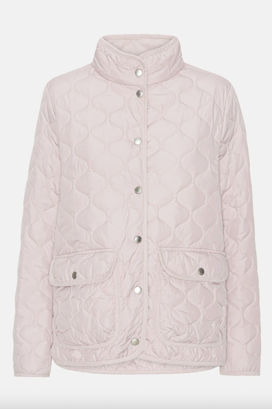 ISLE JACOBSEN - Quilted Jacket in Concrete – Muse Boutique Hawthorn