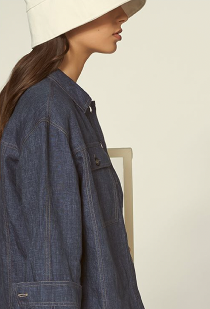 Gran Sasso - Linen Oversized Jacket