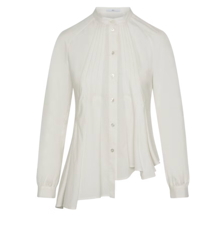 HIGH - Beguile White Cotton Poplin Shirt