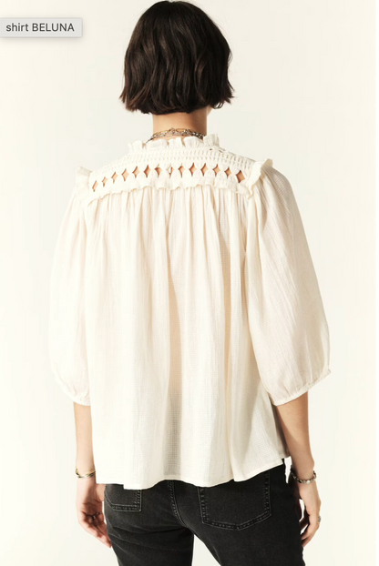 SS24 Ba&sh - Beluna Blouse in Ecru