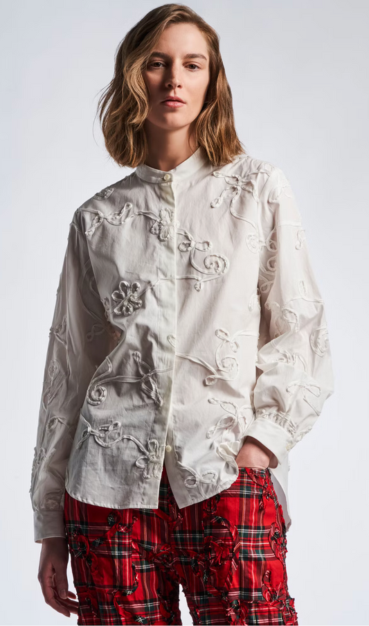 High by Claire Campbell - Belief Shirt in White