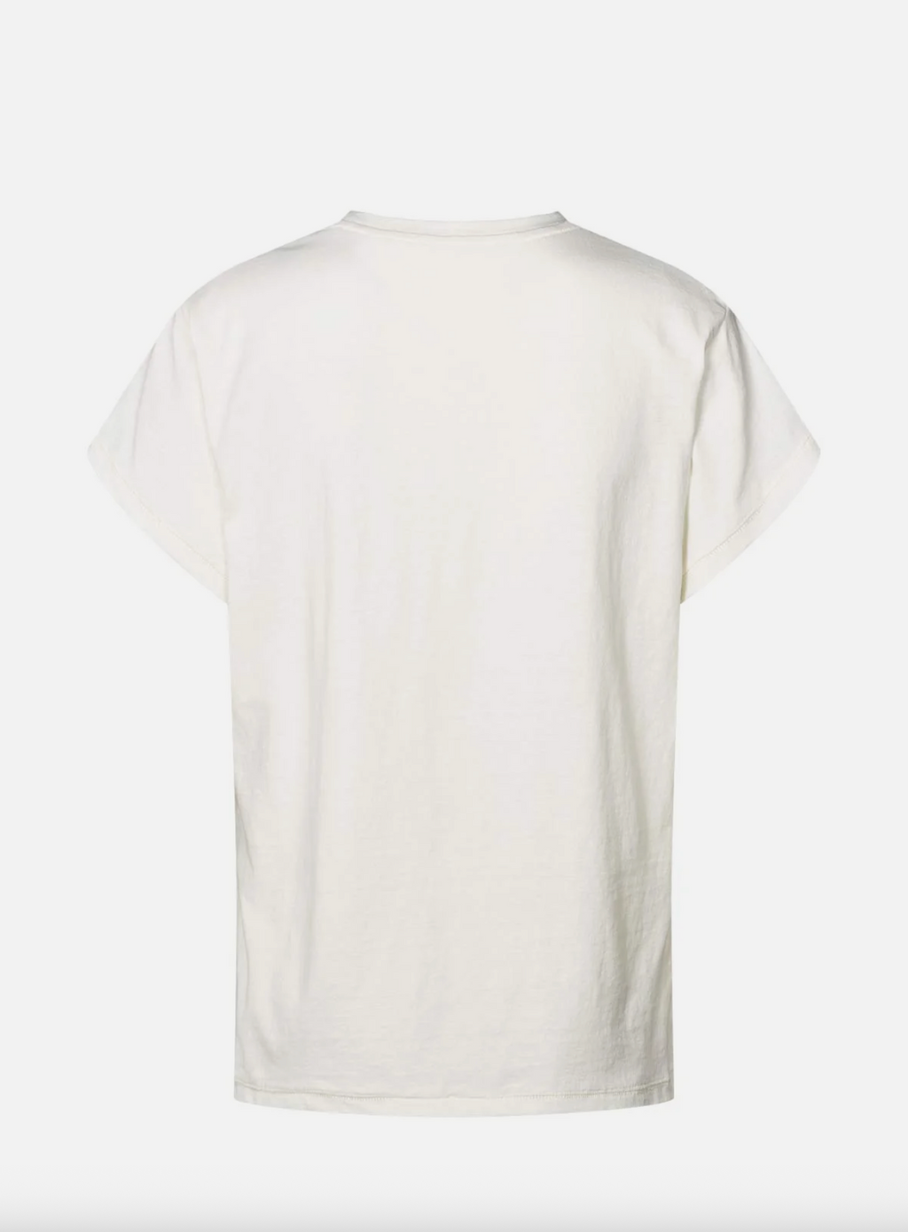 White t-shirt on a white background