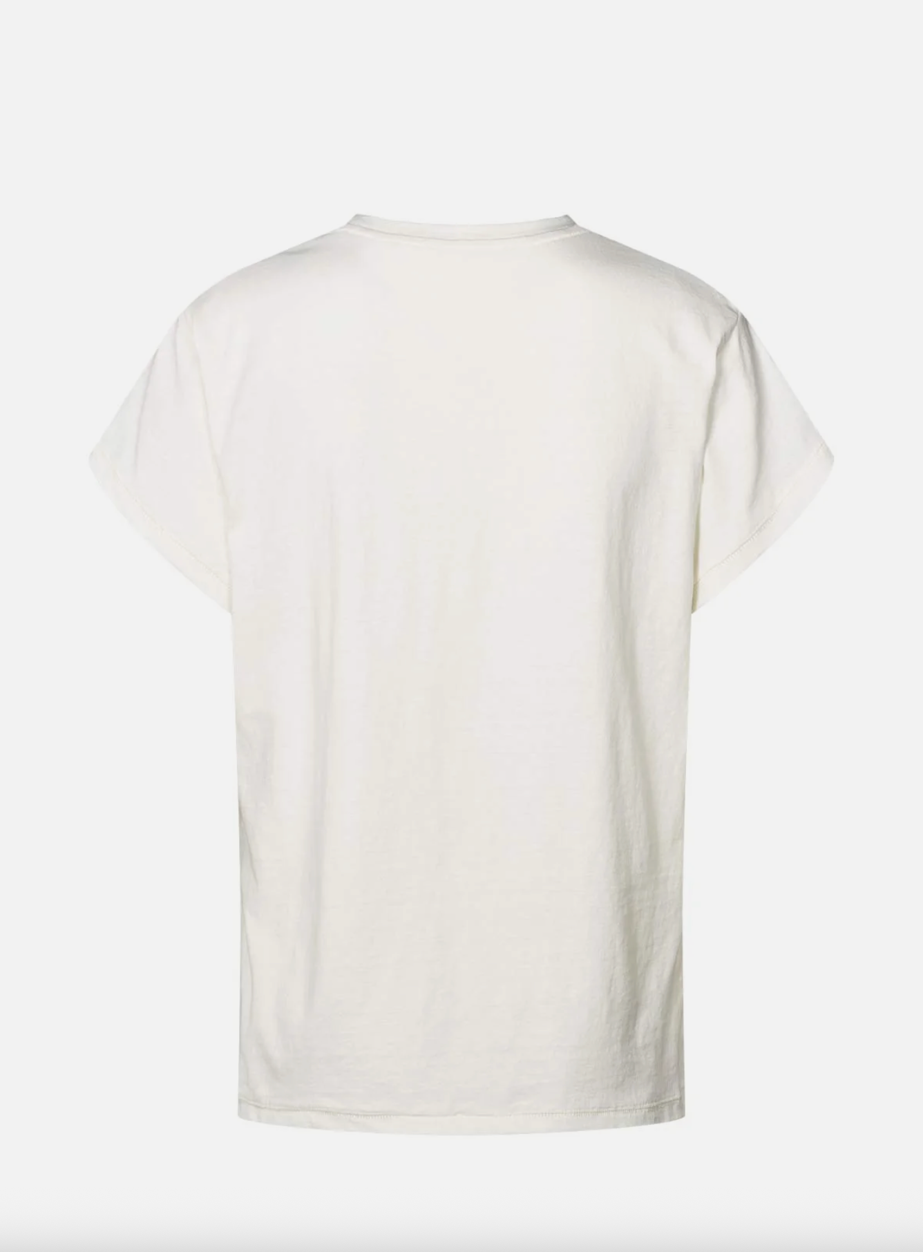 White t-shirt on a white background