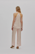 SOHO Contrast lace camisole top I Light rose