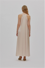 CHEFIRA Contrast lace camisole dress I Light rose