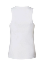 NELLE Rib jersey tank I Vertiver & White