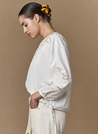 Surpricing Blouse in White