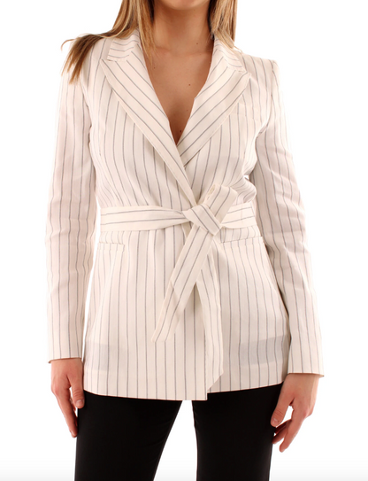 Marella - Manager Jacket in Stripe