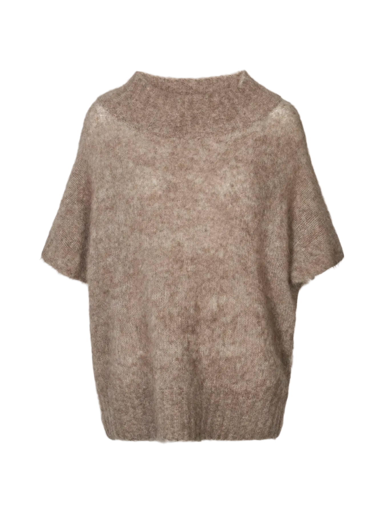 Brown sweater on a white background