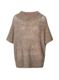 Brown sweater on a white background