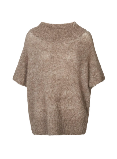 Brown sweater on a white background